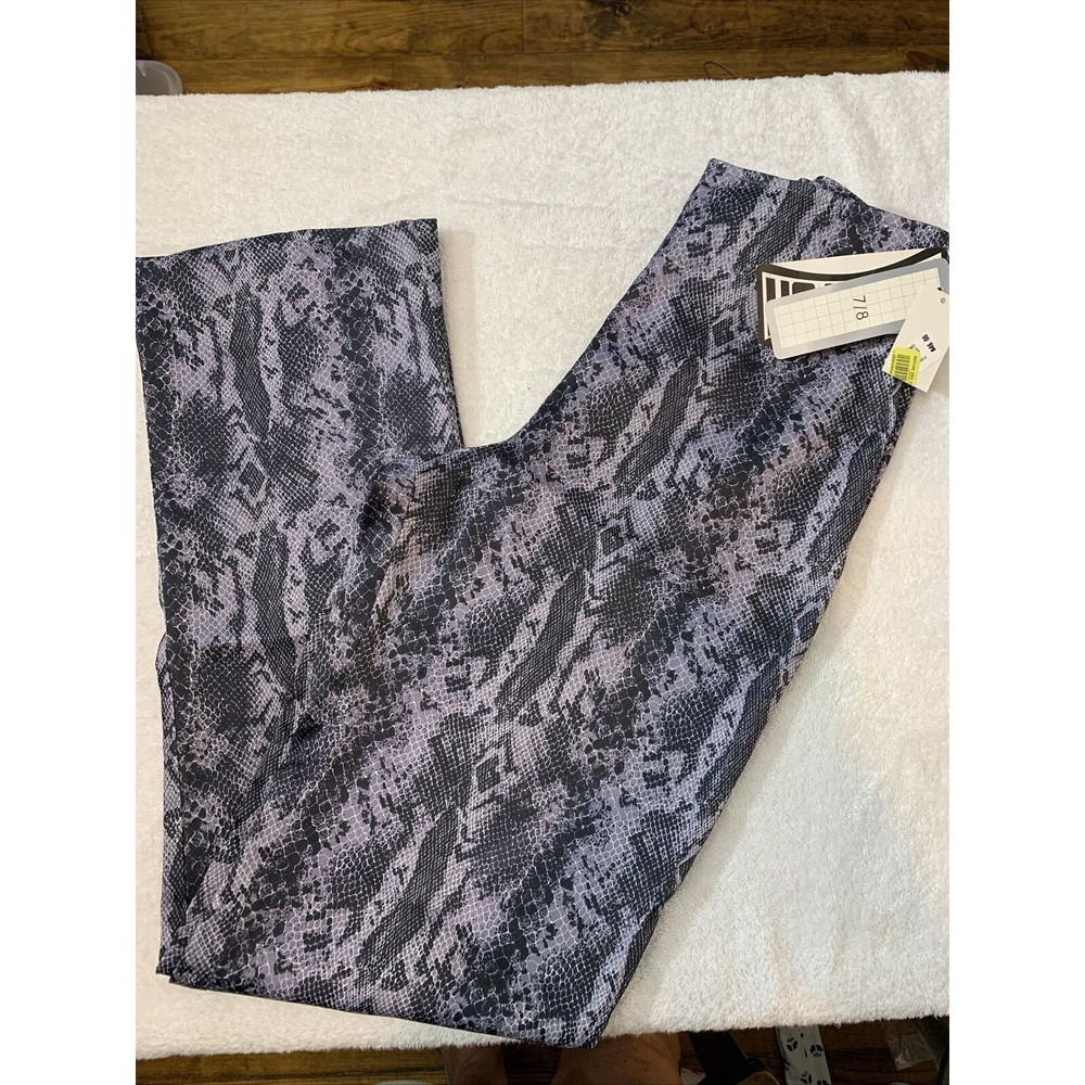 La Belle NWT Snake Print Stretch Bootcut Pants Size 7/8 Dress